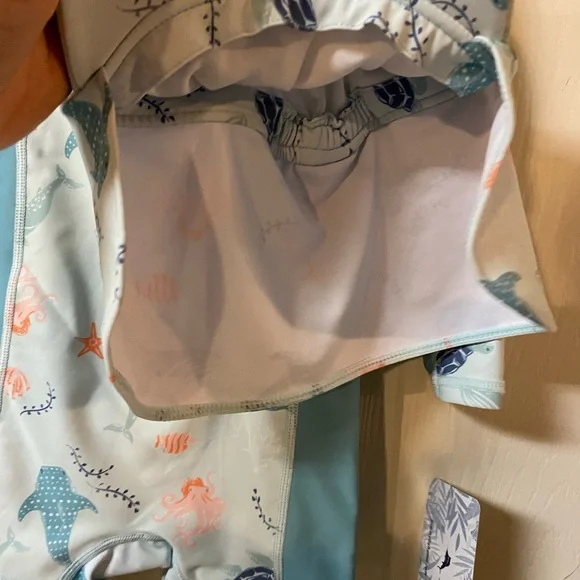 Tommy Bahama Swim Set NWT Size 18 Months With Sun Hat